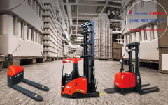 Xe Nâng Đứng Lái - Xe Nâng Tay Cao