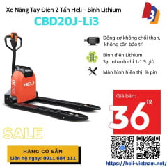??? Xe Nâng Tay Điện Mini - Pallet Truck