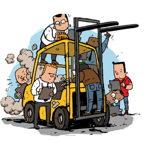 Bảo Dưỡng Xe Nâng dầu Trung Quốc