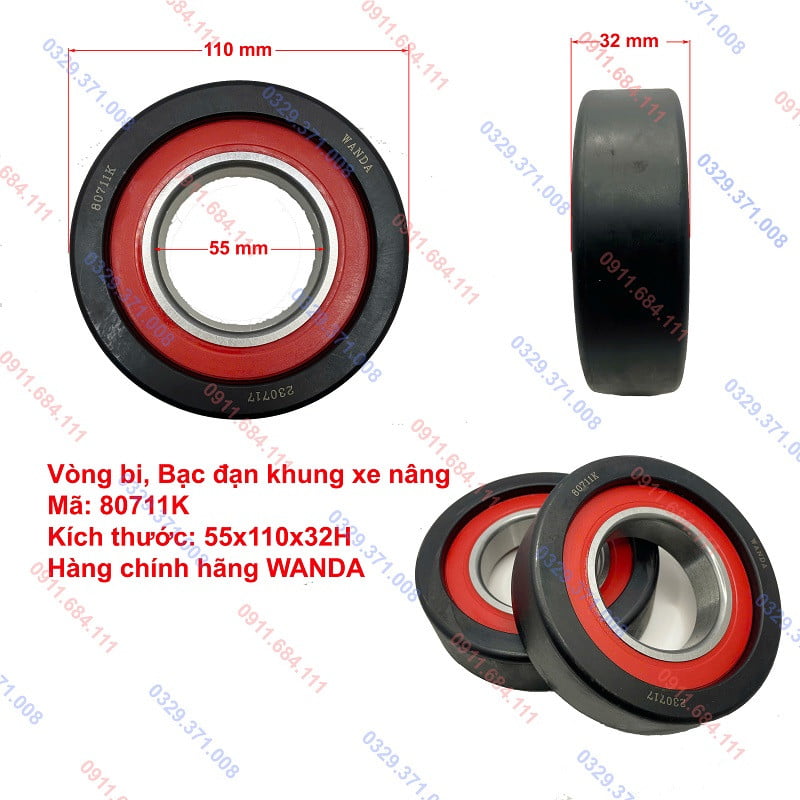 Bạc Đạn Khung Nâng 80711K