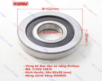 Vòng Bi Xe Nâng Nichiyu FBR-75