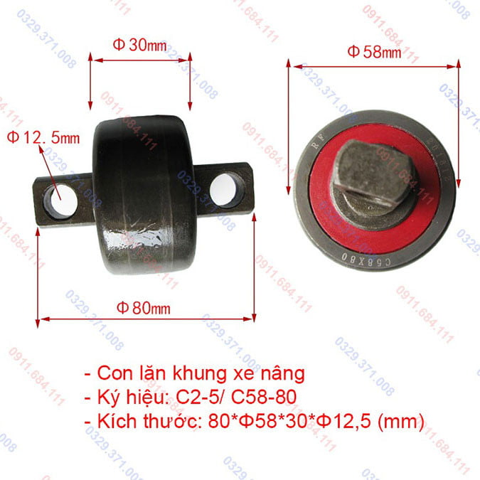 Con Lăn Khung Nâng C2-5 (C58-80)