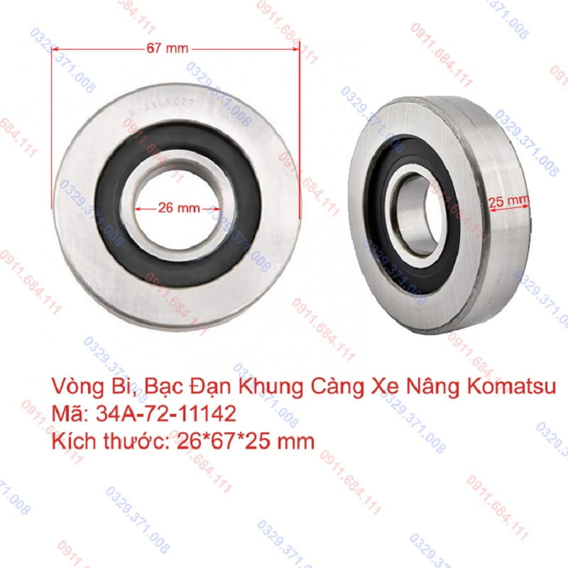 Bi Càng Xe Nâng Komatsu 34A-72-11142