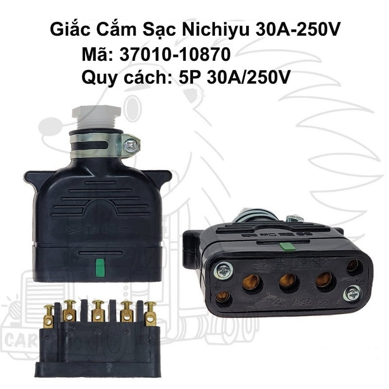 Giắc Cắm Sạc Nichiyu 30A/250V