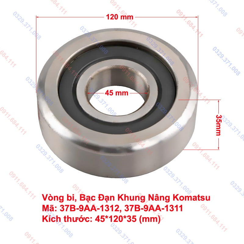 Vòng bi Xe Nâng Komatsu 37B-9AA-1312