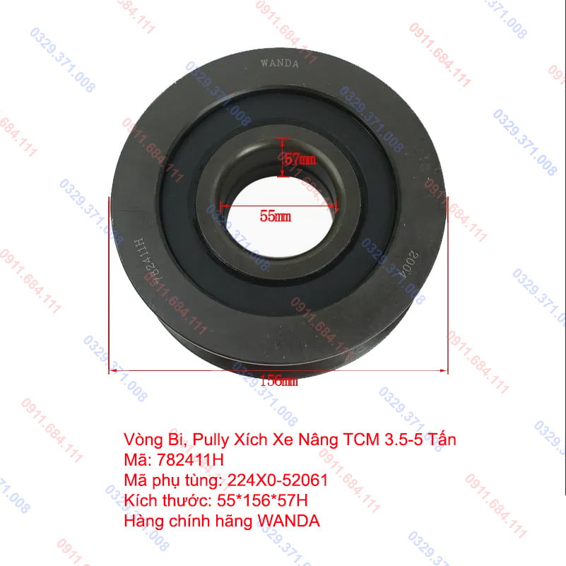 Vòng Bi Xích Xe Nâng TCM 224X0-52061