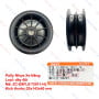 Pully Nhựa Xe Nâng 20x143x40