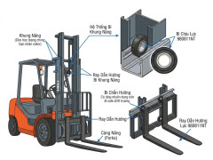 Vòng Bi Xe Nâng HELI 3 Tấn