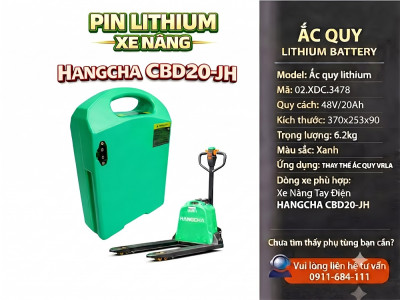Pin Lithium Xe Nâng HANGCHA CBD20-JH 48V20AH