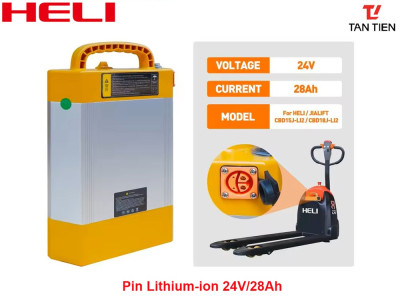 Pin Lithium Xe Nâng HELI CBD15J-Li2 24V28Ah
