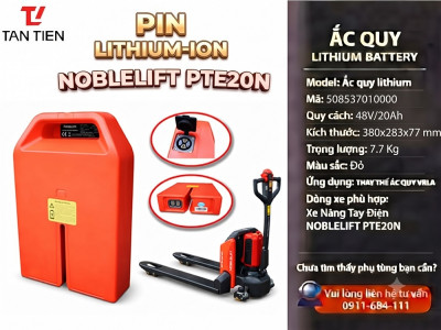 Pin Lithium Xe Nâng Noblelift PTE20N 48V/20Ah