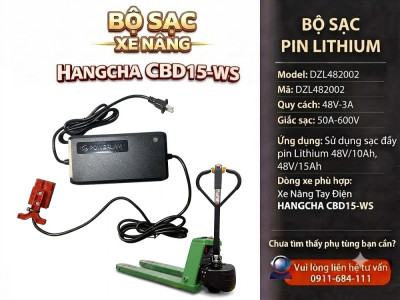 Bộ Sạc Xe Nâng HANGCHA CBD15-WS 48V3A