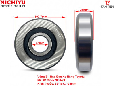 Vòng Bi Xe Nâng Toyota 61236-N2060-71
