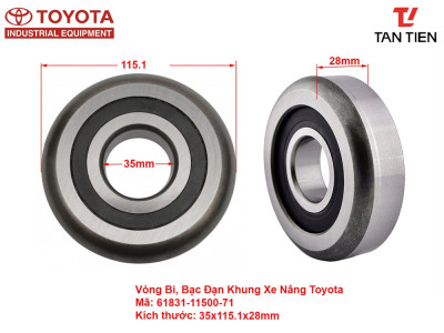 Vòng Bi Xe Nâng Toyota 61831-11500-71