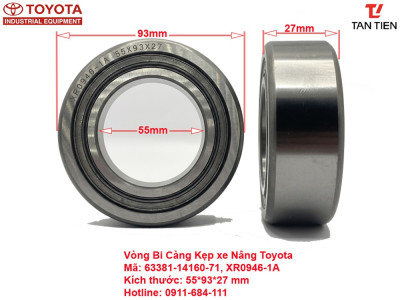 Vòng Bi Xe Nâng Toyota 63381-14160-71 (XR0946-1A)