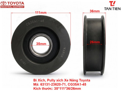 Bi Xích Xe Nâng Toyota 63131-23620-71