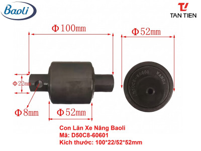 Con Lăn Xe Nâng Baoli D50C8-60601