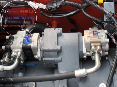 bơm kép thủy lực xe nâng 7 tấn