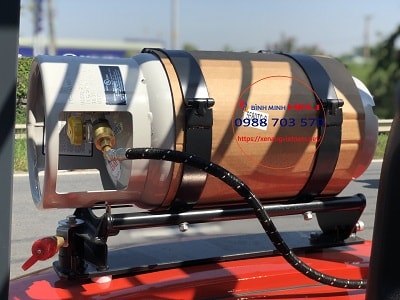 bình nhiên liệu gas trên xe nâng 