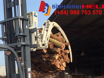 gắp gỗ xe nâng 10 tấn