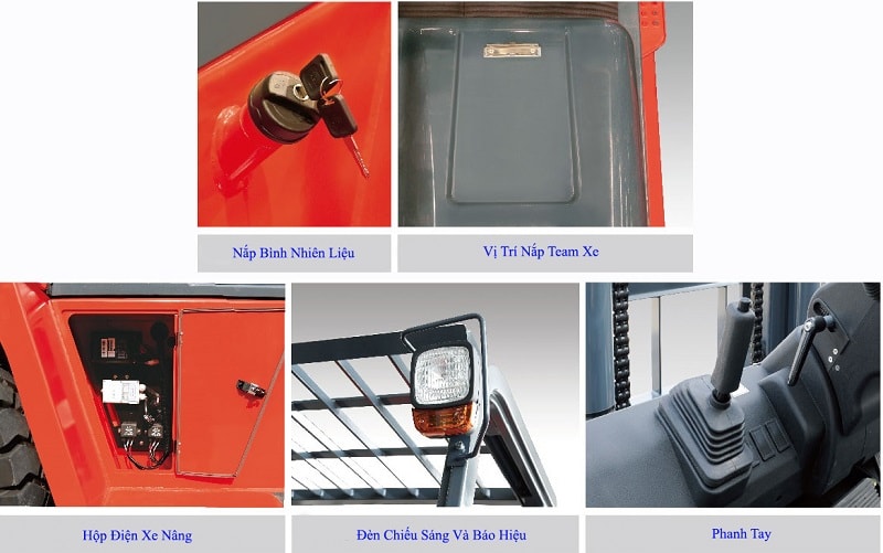 Thiết kế của xe nâng heli 7 tán dòng G Series