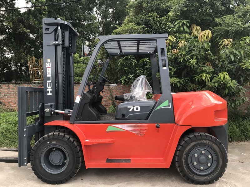 Xe nâng heli 7 tấn chạy dầu diesel 