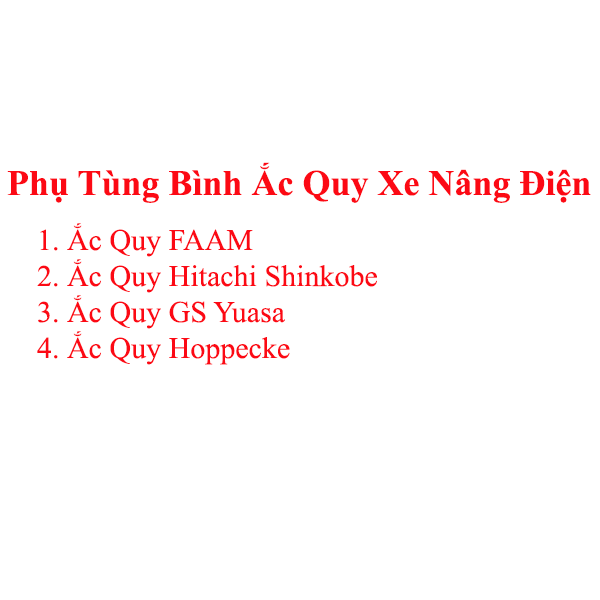 Ắc Quy Xe Nâng Điện