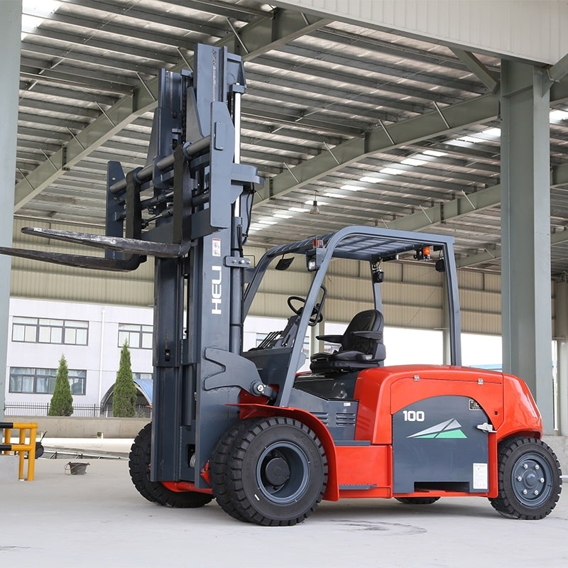 xe nâng điện 10 tấn sử dụng pin lithium