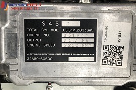 động cơ mitsubishi S4S xe nâng 3 tấn động cơ mitsubishi S4S xe nâng 3 tấn