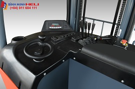 Khoang Cabin Xe nâng điện đứng lái heli