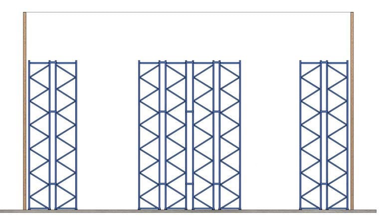 kệ đôi double deep - kệ rack selective