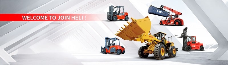 xe nâng động cơ của heli 