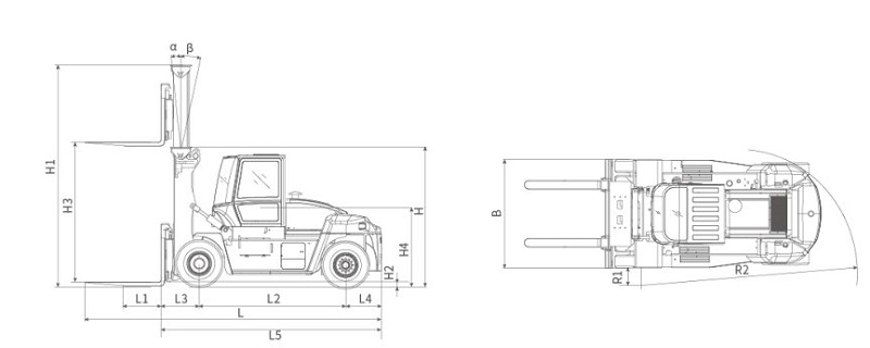 Thông Số Kỹ Thuật Xe Nâng 18 Tấn