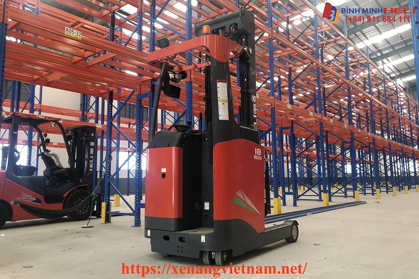 cho thuê xe nâng điện đứng lái 1.8 tấn