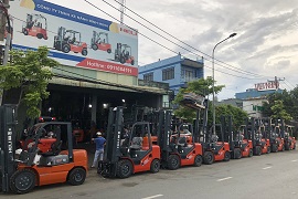 tổng kho miền trung xe nâng Heli