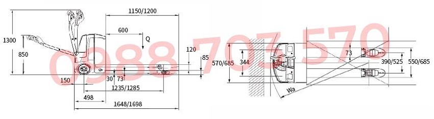 thông số kỹ thuật xe nâng tay điện 1.5 tấn heli 