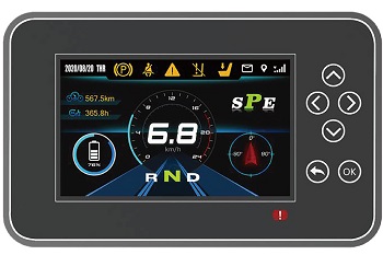 màn hình táp lô xe nâng điện lithium 1.5 tấn