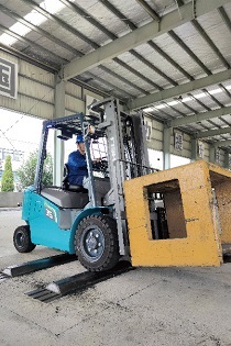 khả năng giảm sóc của xe nâng điện Heli