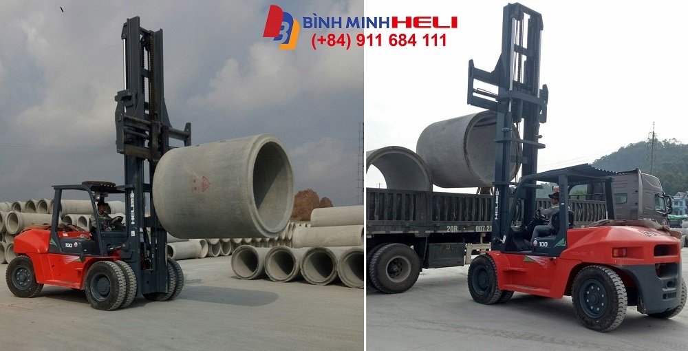 Cho Thuê Xe Nâng 10 Tấn HELI