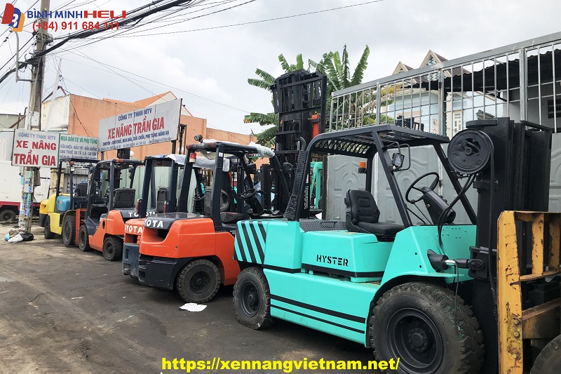 Bãi Xe Nâng Nhật Tại TX. Bến Cát