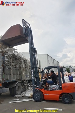 Xe Nâng HELI Ngành Nhựa Phế Thải