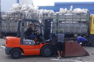 Xe Nâng Xúc Nhựa Tái Chế Nylon Xe Nâng Xúc Nhựa Tái Chế Nylon