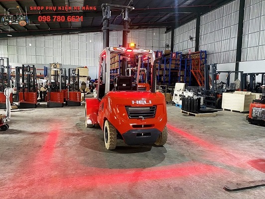 RED Zone Warning Light LED Forklìt in Viet Nam