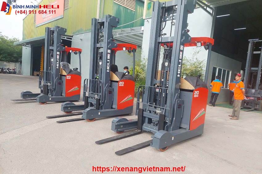 Xe Nâng Điện Đứng Lái HELI Tại Hải Phòng