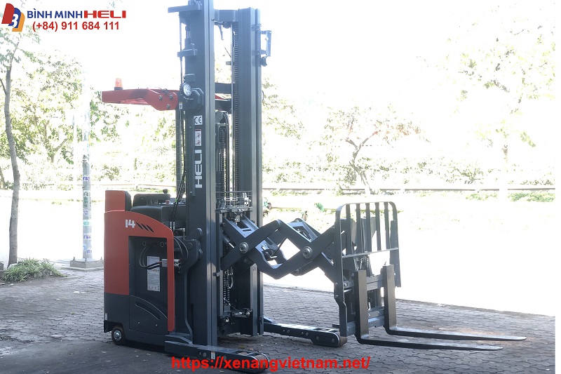 Xe Nâng Điện Đứng Lái Double Deep