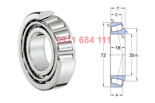 Kích Thước Vòng Bi Z-30207