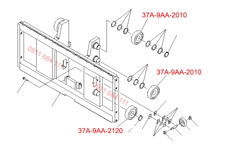 Vị Trí Lắp Đặt Bạc Đạn 37A-9AA-2010