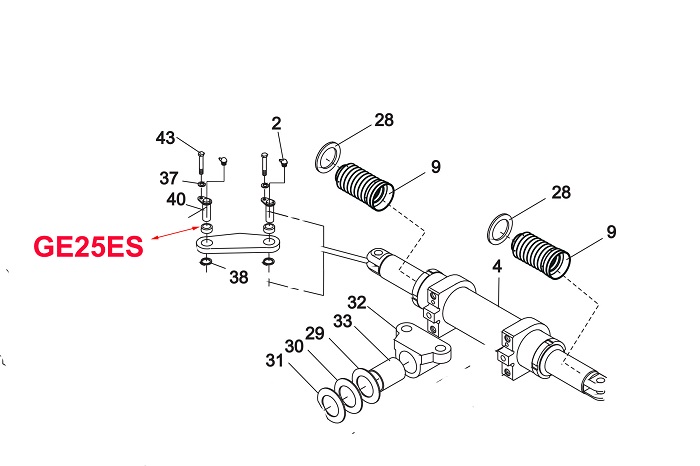 Vị Trí Lắp Đặt Bạc Đạn Nhào Dí GE25ES Vị Trí Lắp Đặt Bạc Đạn Nhào Dí GE25ES