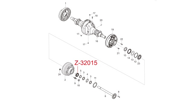 Vị Trí Lắp Đặt Vòng Bi Z-32015 Vị Trí Lắp Đặt Vòng Bi Z-32015