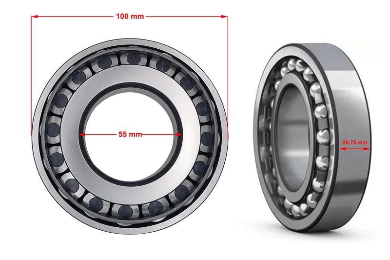 Kích Thước Vòng Bi 32211
